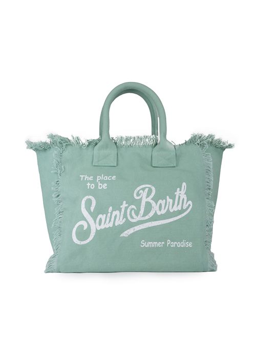 Borsa Vanity in cotone Sage Mc2 Saint Barth | VANITY00094H 53 SAGE